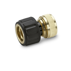 Mosadzná hadicová spojka 1/2" a 5/8" so systémom Aqua Stop