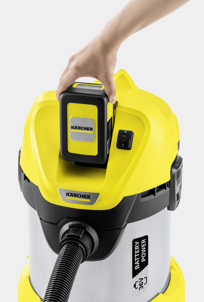 Akumulátorový mokro suchý vysávač WD 3 Battery Premium Set